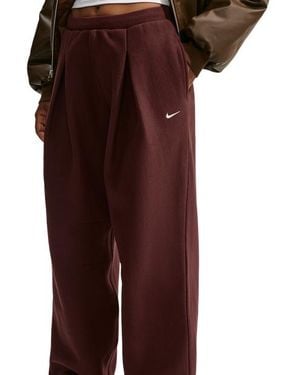 Nike Fleece Donna - Rosso