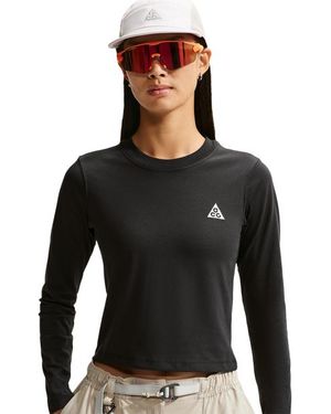Nike Acg Dri-Fit Long-Sleeve Top Damen Trainingsoberteile - Schwarz