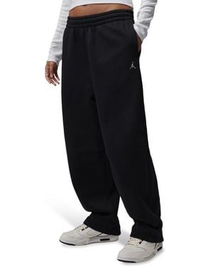 Nike Brooklyn Wide-Leg Trousers Damen Hosen - Schwarz