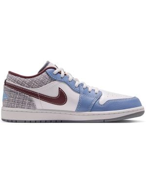 Nike Aj1 Low Donna - Blu