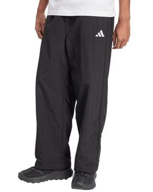 adidas Essential Small Logo Woven Open Hem Pant Uomo - Nero