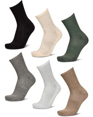 Foot Locker Crew 6 Pack Socken - Weiß