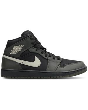 Nike Aj1 Mid Uomo - Nero