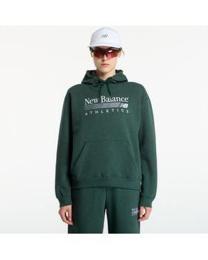 New Balance Sweatshirt Trackside Fleece Hoodie - Green