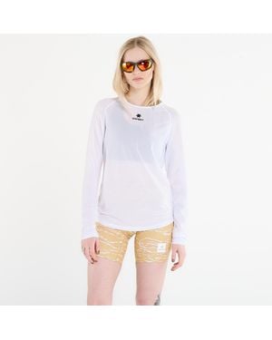 Saysky T-Shirt Mesh Base Layer Long Sleeve - White