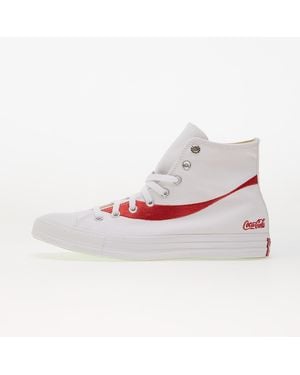 Converse Baskets x coca-cola chuck taylor all star white/ racing red/ white eur 46.5 - Blanc