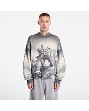 Represent Pullover X Iron Maiden Trooper Knit - Grau