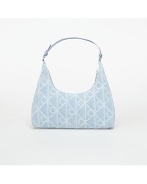 Calvin Klein Bag Emblem Aop Denim Sho - Blue