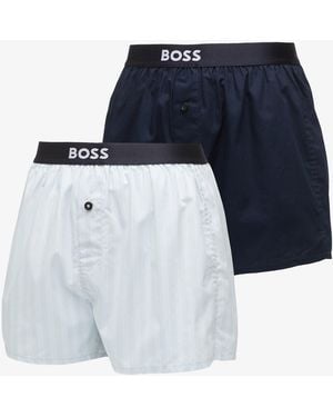 BOSS Boxer Hugo Bo 2-Pack Boxer Hort Ew - Blu