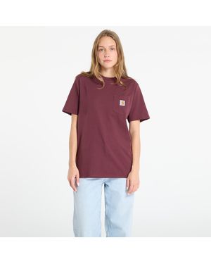 Carhartt T-Shirt S/S Pocket T-Shirt - Rot