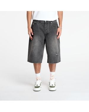 A Bathing Ape Sta Relaxed Fit Denim Shorts - Gray