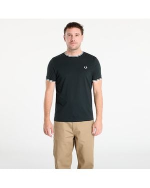 Fred Perry T-Shirt Twin Tipped T-Shirt Night/ Snow - Schwarz