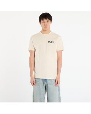 Obey T-Shirt Obey Doberman Classic T-Shirt - Natural