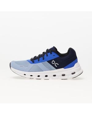 On Shoes W cloudrunner chambray/ midnight - Blu