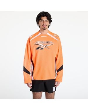 Reebok Maglietta Anuel Motto Long Sleeve Tee - Arancione