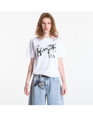 A Bathing Ape T-Shirt Sta Over Print 1St Camo Bape Sta Tee - White