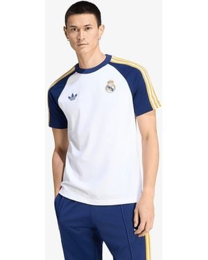 adidas Originals T-Shirt Adidas Real Madrid Originals T-Shirt/ Dark - Blauw