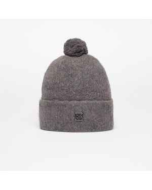 Calvin Klein Emblem Brushed Pompo Hat - Gray