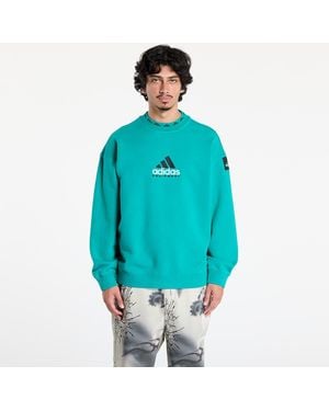 adidas Originals Sweatshirt Adidas Equipment Wash Crewneck Sweatshirt - Blue