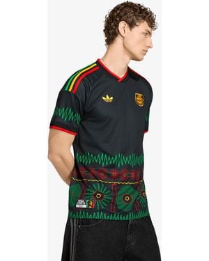 adidas Originals Jersey Adidas Jamaica 26 X Bob Marley Away Jersey - Groen