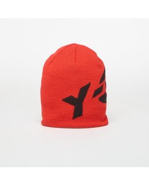 Y-3 Muts Graphic Logo Beanie - Rood