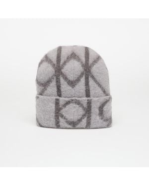 Calvin Klein Emblem Aop Brushed Hat - Gray