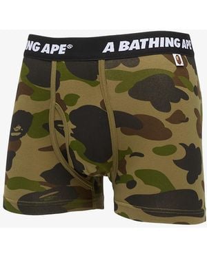 A Bathing Ape Caleçons 1st camo trunks l - Vert