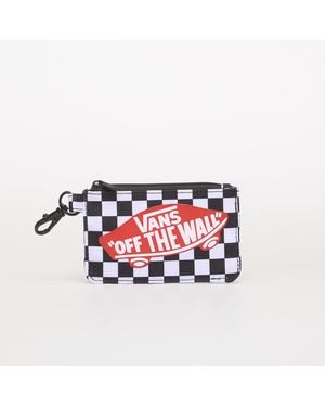 Vans Portefeuille off the wall zip wallet black/ white universal - Rouge