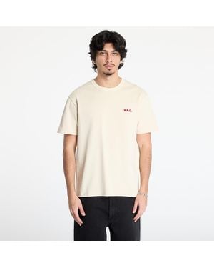 A.P.C. T-Shirt Boxy Petit Vpc T-Shirt Mastic - Weiß