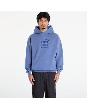 PUMA Sweatshirt X Represent Graphic Hoodie - Blue