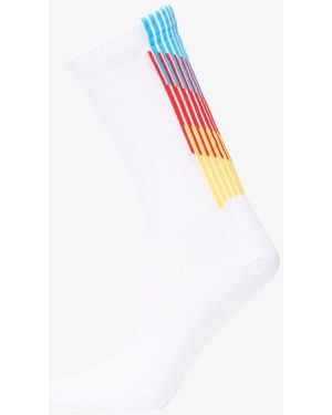 SALOMON ADVANCED Salomon Pulse Race Flag Crew Sock - White