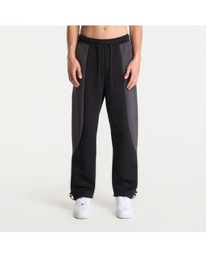 Nike Sweatbroeken Tech Color-Block Open-Hem Fleece Pants/ Anthracite - Zwart