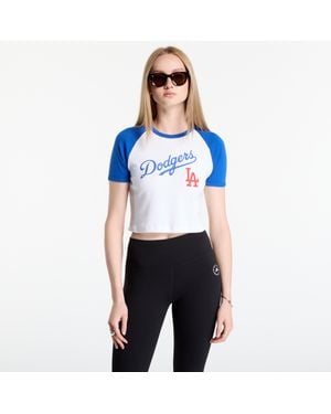 Sporty & Rich T-Shirt Dodgers Serif Baby Baseball Tee/ Team - Blau