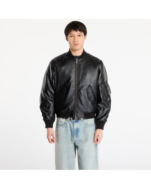 Wasted Paris Jacke M Kingdom Faux Leather Bomber - Schwarz