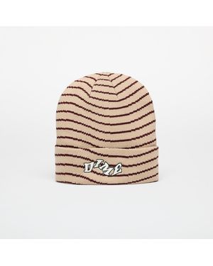 Dime College Wave Cuff Beanie - Natural