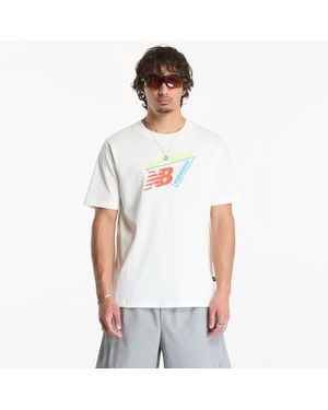 New Balance T-Shirt Classic Tri-Logo T-Shirt - Wit