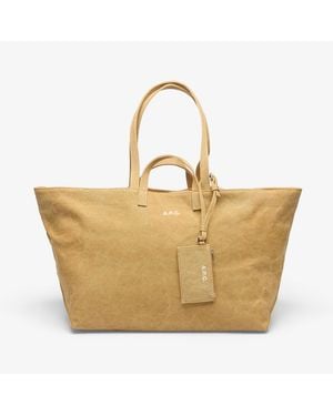 A.P.C. Bag Le Drummer Toile Bag - Metallic