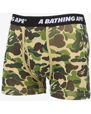 A Bathing Ape Caleçons abc camo trunks l - Vert