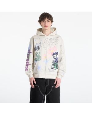 RIPNDIP Sweatshirt Goosebumps Zip Hoodie - White
