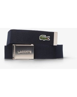 Lacoste Ceinture l.12.12 concept made in france belt 110 - Bleu