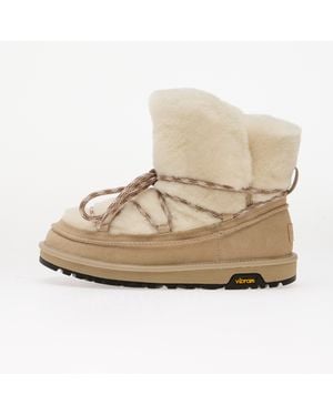 UGG Sneakers W Classic Tread Fluffed Boot - Natural