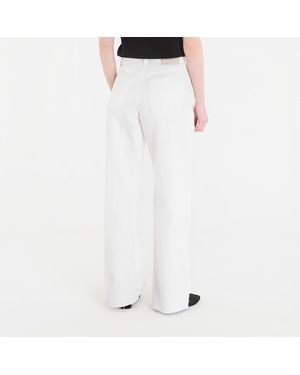 Calvin Klein Jeans Jeans The Wide Leg Raw Hem - Weiß