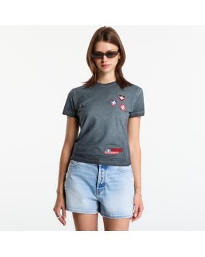 DIESEL T-Shirt T-Uncuty-Waf T-Shirt - Blau