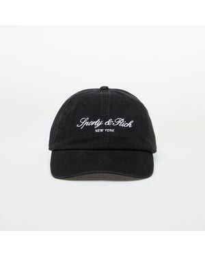 Sporty & Rich Mütze Signature Ny Hat - Schwarz