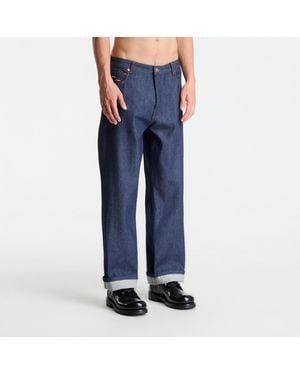 Filling Pieces Broeken Denim Pants Raw - Blauw