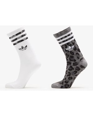 adidas Originals Adidas Leo Crew S 2-Pack Carbon - Weiß