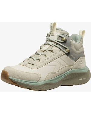 Keen Sneakers Leiki Leather Mid Wp Birch/ Lily Pad - Gray
