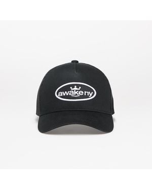 AWAKE NY King Logo Trucker Hat - Black