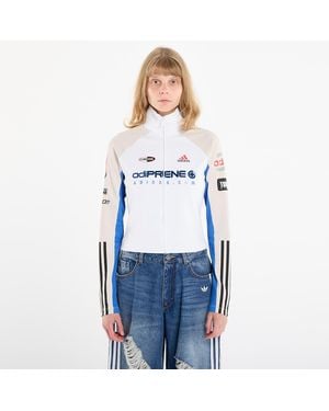 adidas Originals Top Adidas Teamgeist Slim Full Zip Long-Sleeve Top - Blue