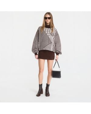 MM6 by Maison Margiela Mm6 Mini Dress/ Off - Gray